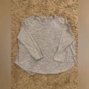 Sweet Romeo Gray Long Sleeve Top